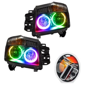 Nissan Titan Headlight Assemblies - ORACLE Lighting - SMD ColorSHIFT - `08-`15